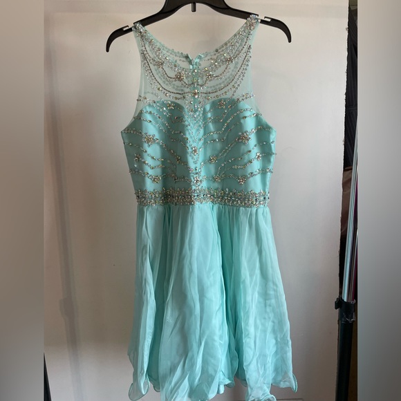Light Blue Dress Size 18 - Picture 1 of 4